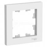 Рамка 1-местная AtlasDesign белая SchE ATN000101