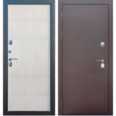 Дверь металлическая ISOTERMA Ктерма Шоколад Букле 870*2050 левая