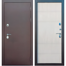 Дверь металлическая ISOTERMA Ктерма Шоколад Букле 870*2050 правая