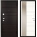 Дверь металлическая Дипломат Роял Вуд черный/Роял Вуд белый 860*2050 правая — купить в Рославле: цена за штуку, характеристики, фото