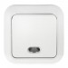 Выключатель 1 ОП "Макел" белый с подсветкой 45121- купить, цена и фото в интернет-магазине Remont Doma