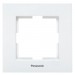 Рамка 1-постовая белаяWKTF08012WH-BY Panasonic: цены, описания, отзывы в Рославле