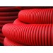 Купить Труба гофрированная 25 красная RU-СТ (внутренний диаметр 19 мм, 50м) в Рославле в Интернет-магазине Remont Doma
