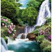 Декоративное панно Цветущий водопад 196х201 (6 листов) - купить по низкой цене | Remont Doma