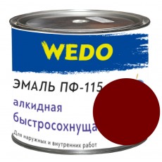 Эмаль ПФ-115 "WEDO" вишневый 1,8 кг