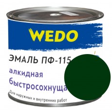 Эмаль ПФ-115 "WEDO" зеленый 1,8 кг