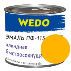 Эмаль ПФ-115 "WEDO" желтый 1,8 кг