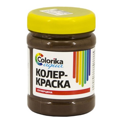 Колер-краска "Colorika aqua" шоколадная 0,3 кг