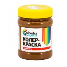 Колер-краска "Colorika aqua" коричневая 0,3 кг