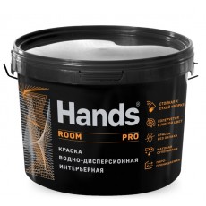 Краска "Hands Room PRO" интерьерная акриловая супербелая 3 кг 