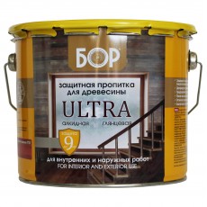 Защитная пропитка для древесины БОР Ultra 3л (2,7кг) орех