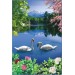 Купить Декоративное панно Лебединое озеро 134х196 (4л) в Рославле в Интернет-магазине Remont Doma