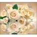 Декоративное панно VIP Белые розы 294х260 (12л) , цена – купить в Рославле