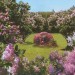 Декоративное панно  Весенний сад 196х201 (6 листов) купить недорого в Рославле