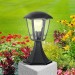 Садово-парковый светильник НТУ 07-40-003 Валенсия 1 черный 6 гранный напольный IP44 Е27 max40Вт, цена – купить в Рославле