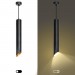 Купить Светильник подвесной (подвес) PL 17 BK MR16/GU10, черный, потолочный, цилиндр в Рославле в Интернет-магазине Remont Doma
