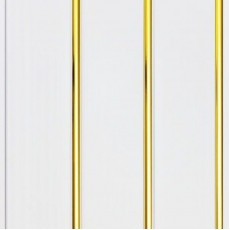 Панель ПВХ 3 секции золото 0050 (0,24*3м) 8 мм