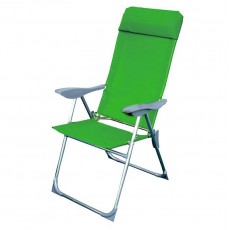 Кресло-шезлонг складное Твой Пикник 38х58х110 см зеленый GB-009