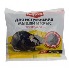 Agros гранулы для истребления мышей и крыс (100г)(сырный)*ВЗ