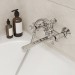 Купить Смеситель для ванны Milardo Duplex DUPSB02M02 (излив 17,3см) в Рославле в Интернет-магазине Remont Doma