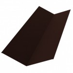 Планка ендовы нижняя 298х298х2000мм, ПЭ0,4мм, RAL8017 (коричневый)